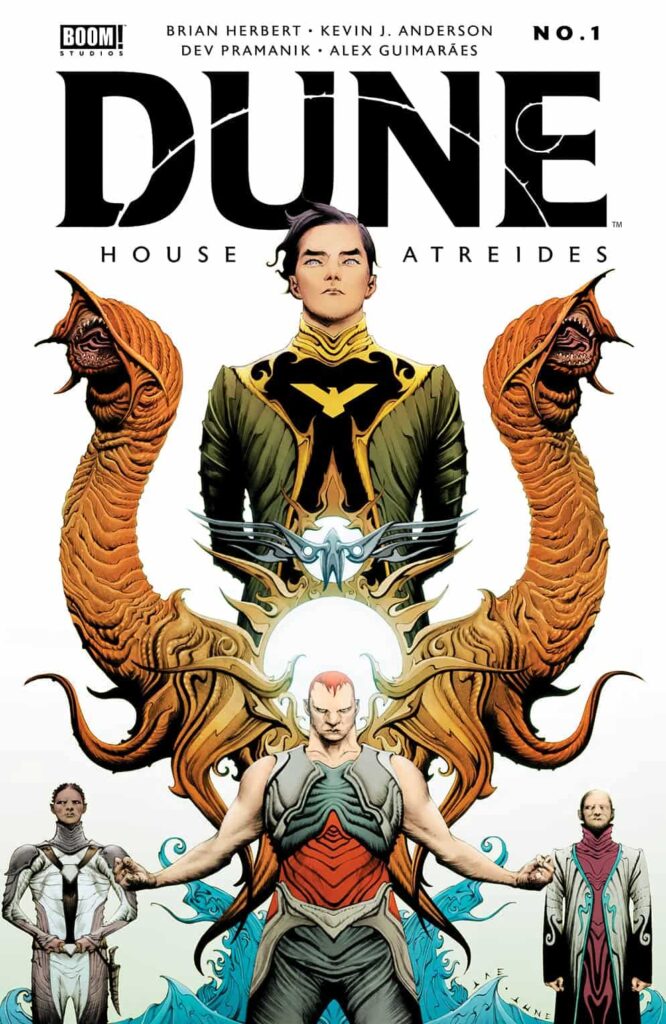 Main cover, by Jae Lee, for Dune: House Atreides comic issue 1.