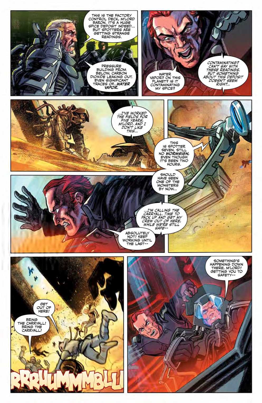 Dune: House Atreides comic series. Issue #1, page 5.