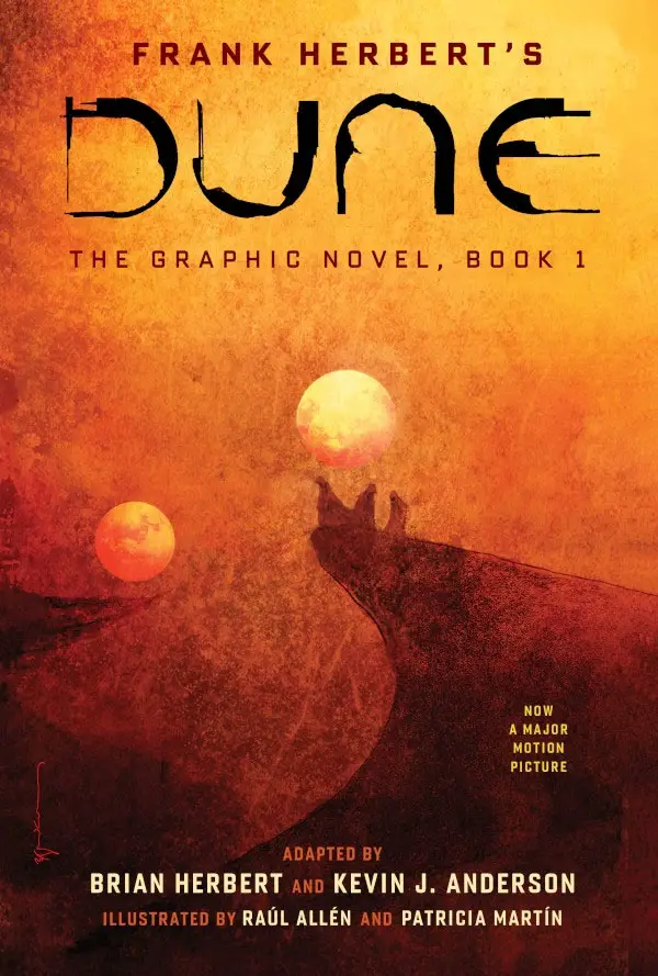 Dune: The Graphic Novel, book 1. Cover art by Bill Sienkiewicz.