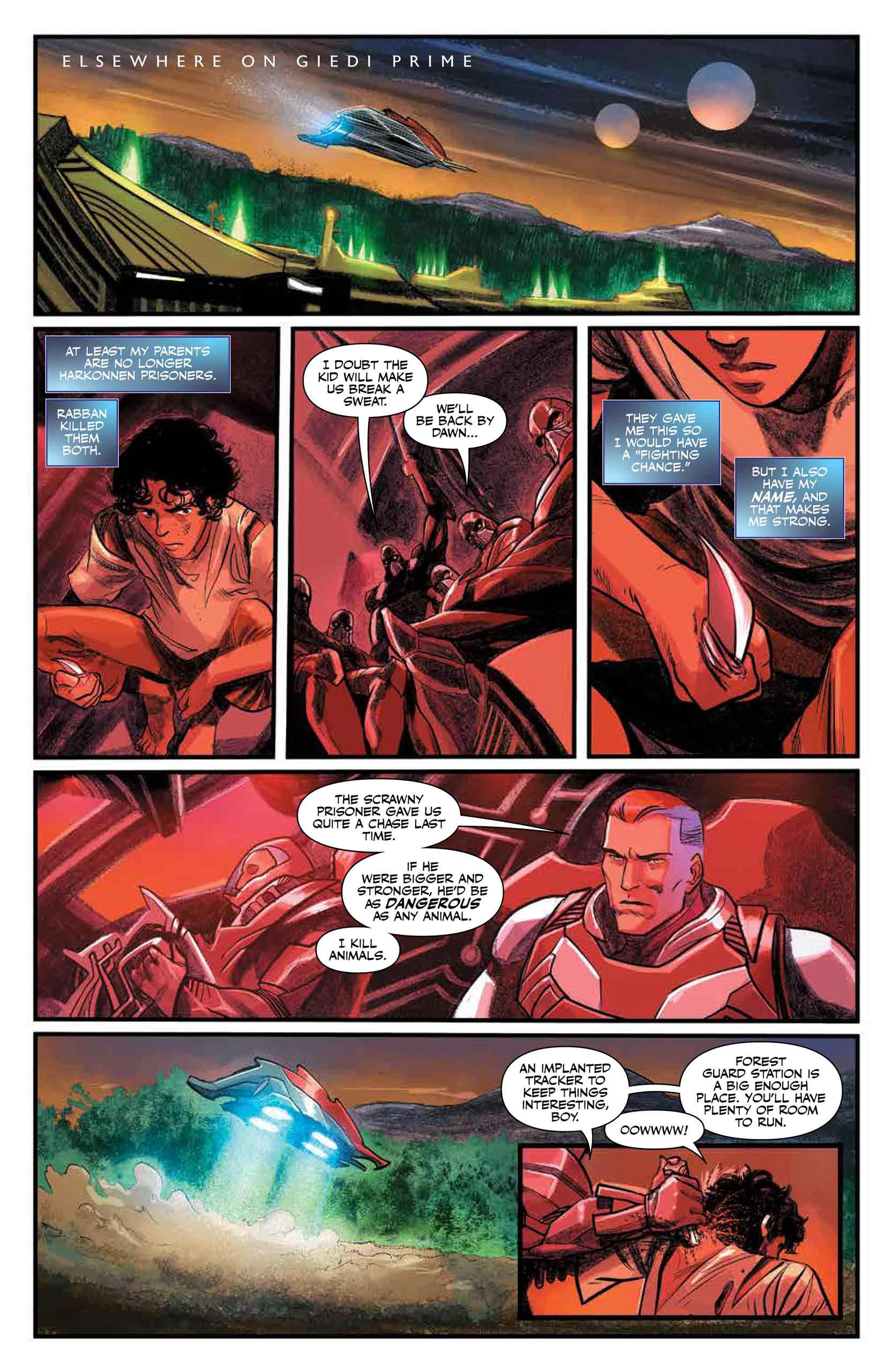 Dune: House Atreides comic series. Issue #3, preview page 5.