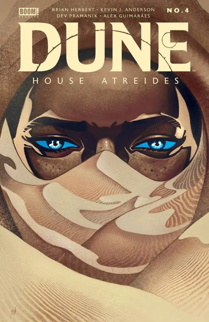 Dune: House Atreides comic series. Variant cover for issue #3 by Mike Del Mundo.