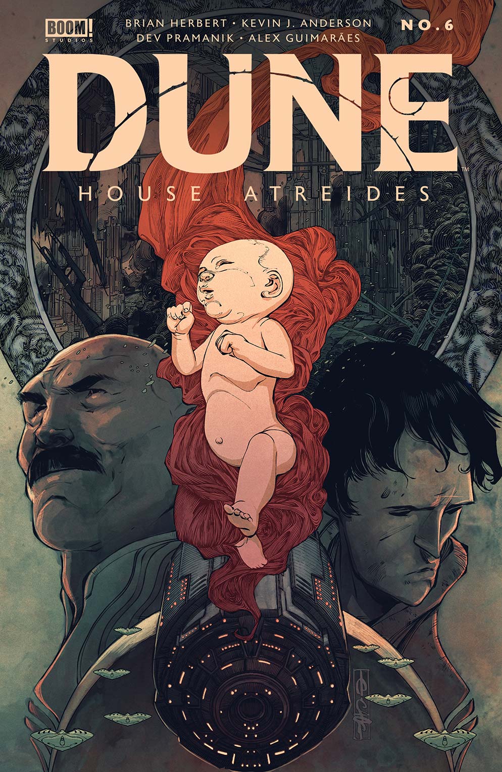 Dune: House Atreides comic series. Main cover for issue #6 by Evan Cagle