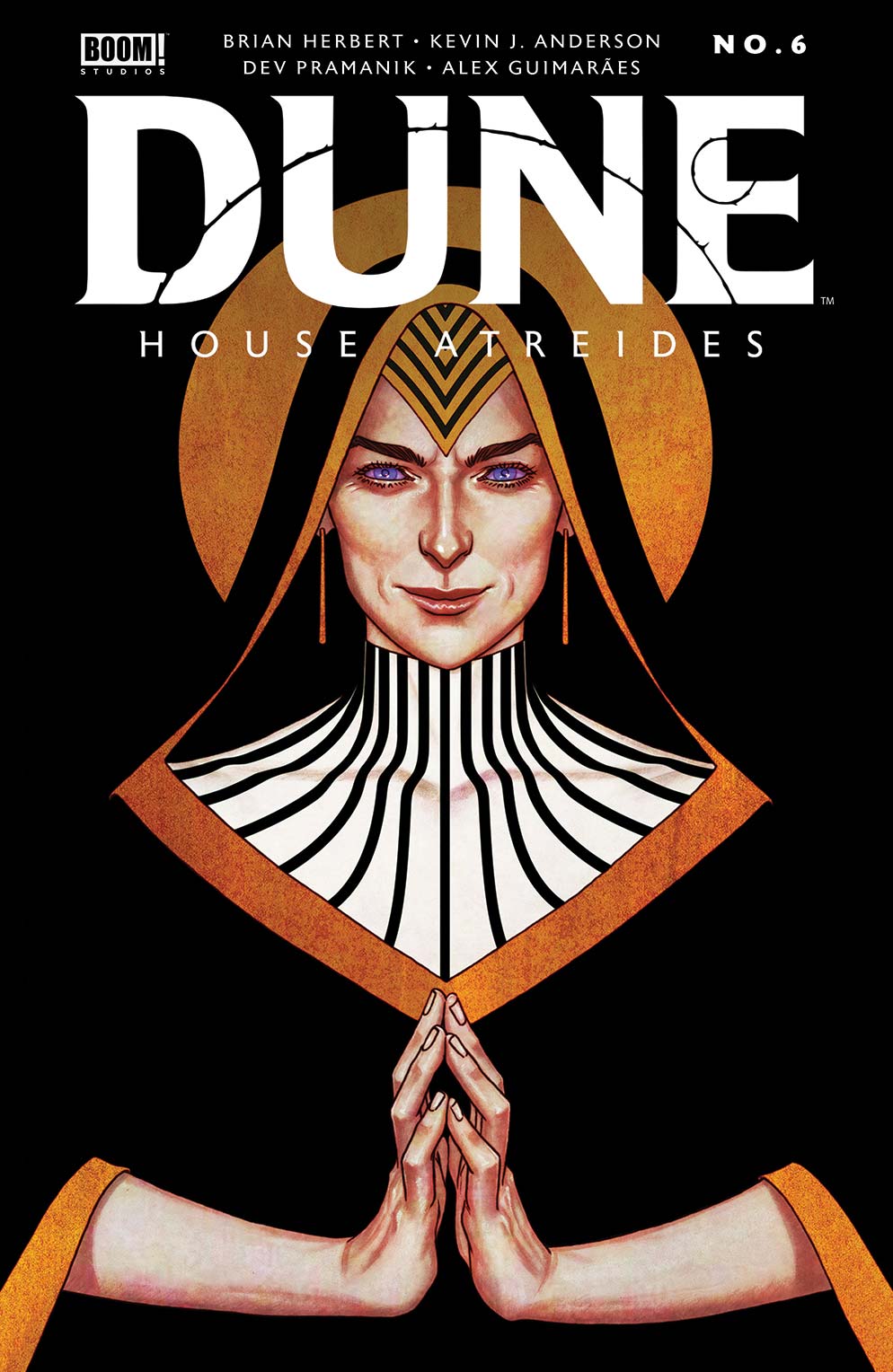 Dune: House Atreides comic series. Variant cover for issue #6 by Jenny Frison.