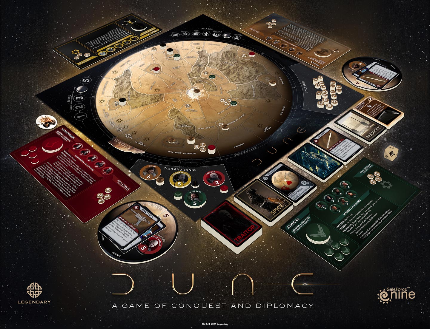 Exclusive Dune Movie Board Game Visuals Revealed Dune News Net