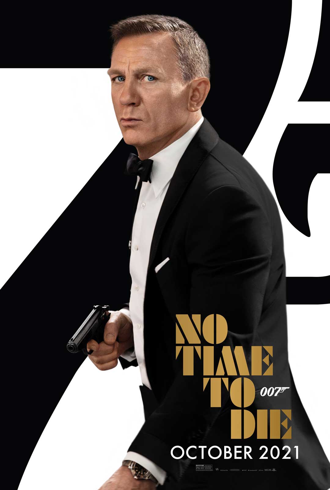 Poster for 'No Time to Die' (2021) releasing October 8. Dune will now premiere a full two weeks after the new Bond movie. 