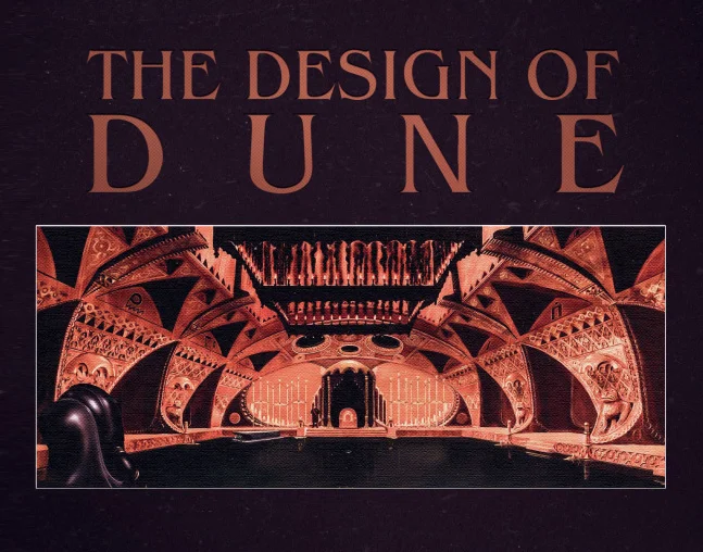 Cover of 'The Design of Dune' booklet, included in the new 4K release of David Lynch's 1984 Dune movie.