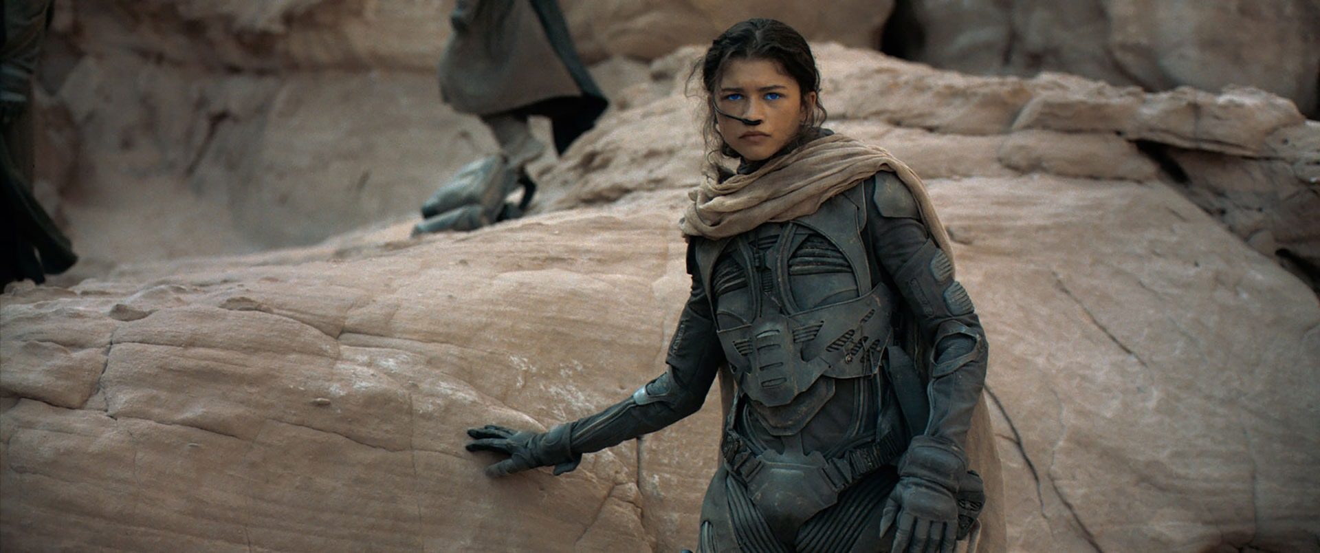 Chani, played by Zendaya, in Denis Villeneuve's Dune movie (2021).