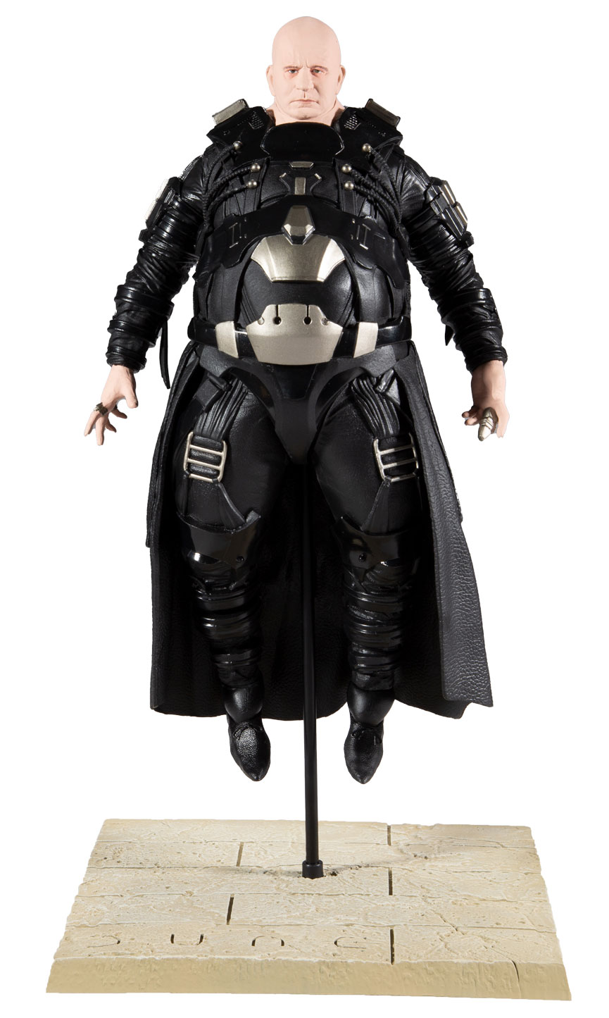 Action figure of Baron Vladimir Harkonnen, from McFarlane Toys Dune product line.