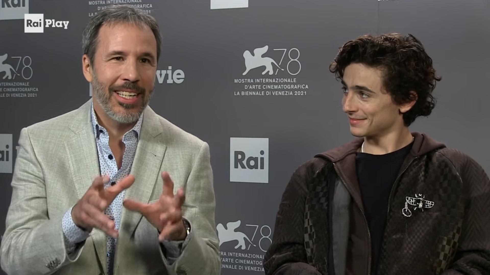 Denis Villeneuve and Timothée Chalamet talk about the Dune (2021) movie, in an interview with Rai Play.