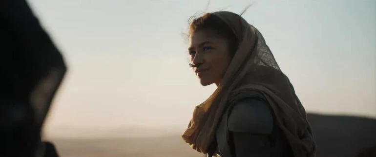 Chani, played by Zendaya, says "This is only the beginning" in the final scene of the 'Dune: Part One' movie (2021).