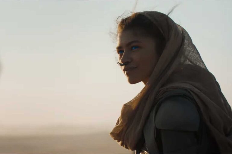 Chani, played by Zendaya, says "This is only the beginning" in the final scene of the 'Dune: Part One' movie (2021).