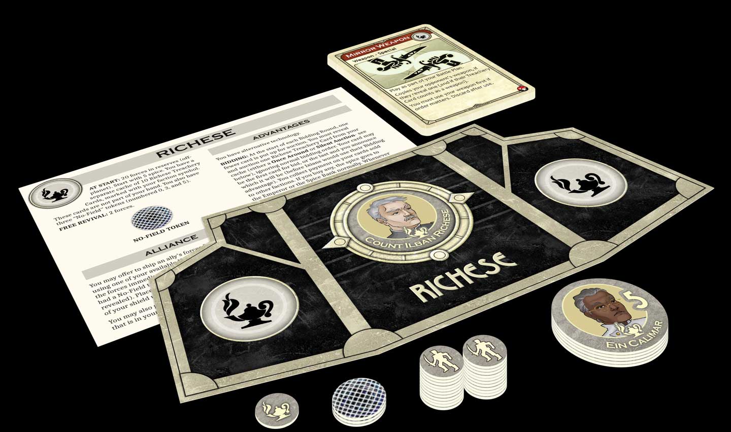 First Look: Dune CHOAM and Richese Game Expansion - Dune News Net