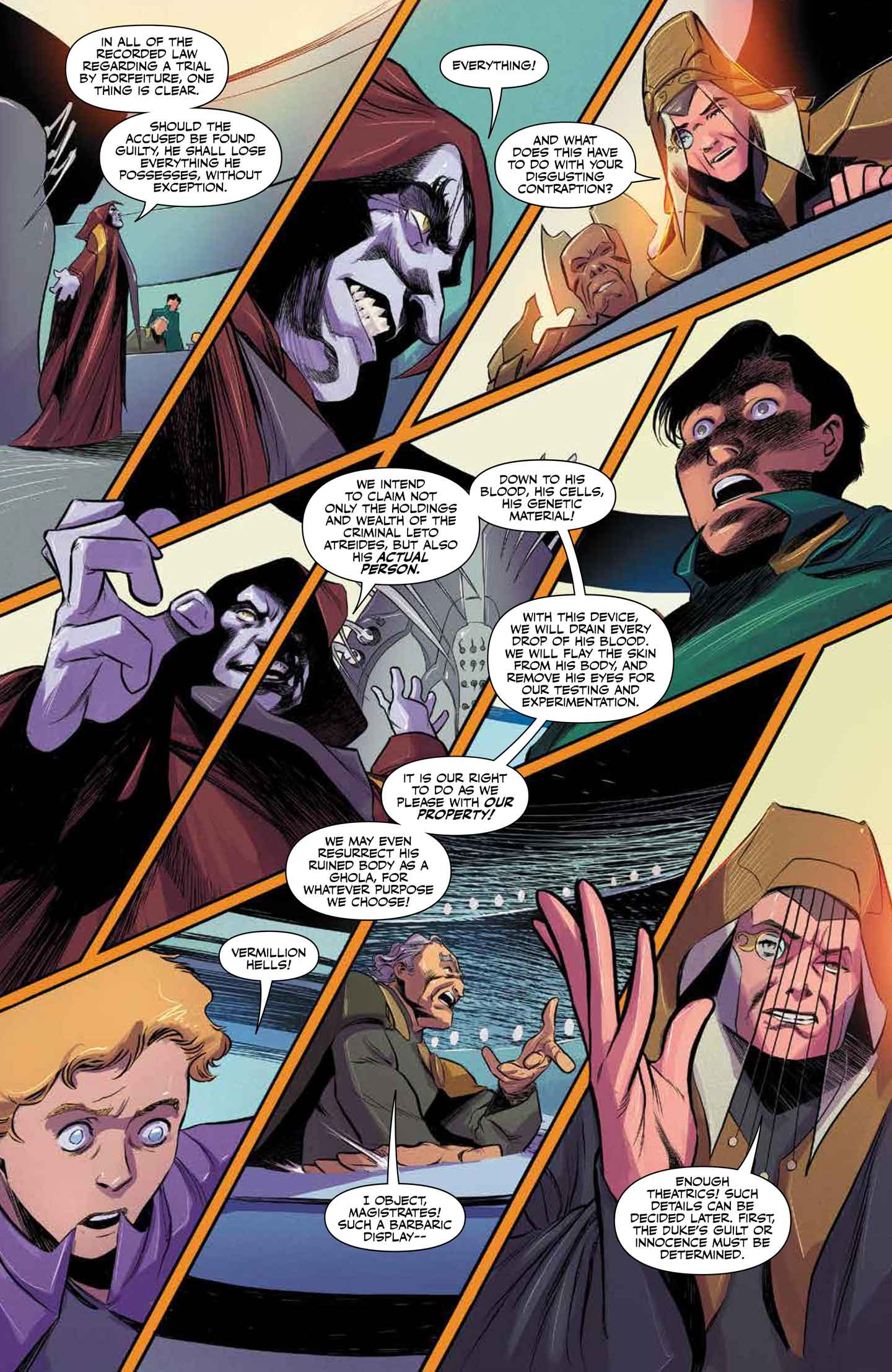 Dune: House Atreides comic series. Issue #12, preview page 3.