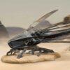 Photo of Dark Horse Direct's Dune: Royal Ornithopter Statue, a replica of the Atreides aircraft featured in Denis Villeneuve's Dune movie.