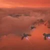 First gameplay trailer is released for 'Dune: Spice Wars', new strategy video game by Funcom and Shiro Games. Screenshot features ornithopters, flying over Arrakis during the sunset.