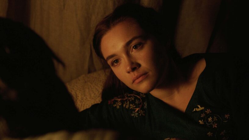 Florence Pugh pictured in Netflix's 'Outlaw King' (2018) movie.