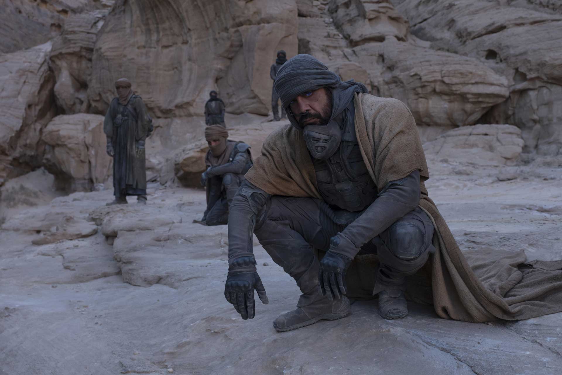 Stilgar, played by Javier Bardem, in Denis Villeneuve's 2021 'Dune' movie.