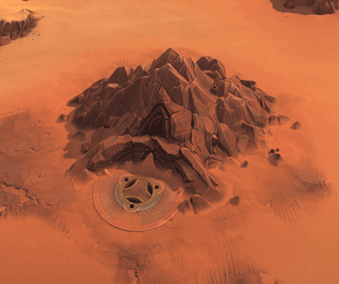 Development of Sietch Tabr, Fremen base in 'Dune: Spice Wars'. The real-time strategy game, with 4X elements, launches on Steam early access in late April, 2022.