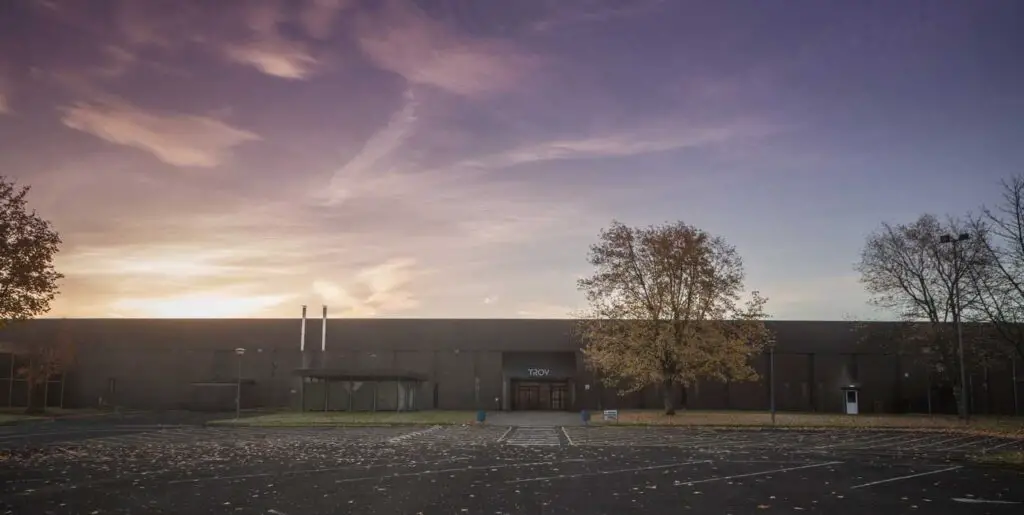 The entrance of Troy Studios in Limerick, Ireland.