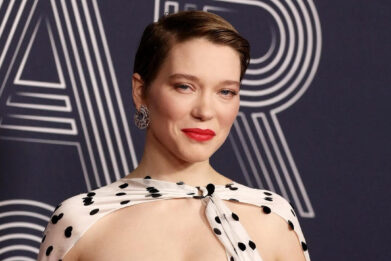 Léa Seydoux at Cesar Film Awards (2022). Actress is in negotiations to join 'Dune: Part Two' movie cast.