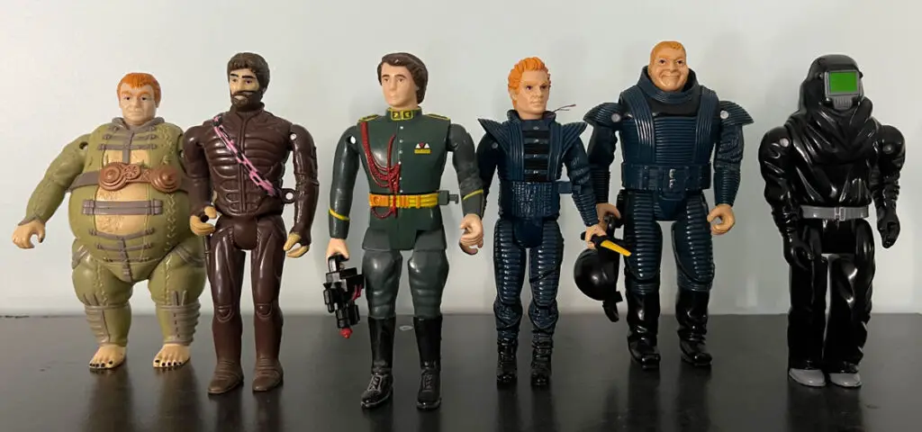 Original 'Dune' 1984 action figures, from LJN.