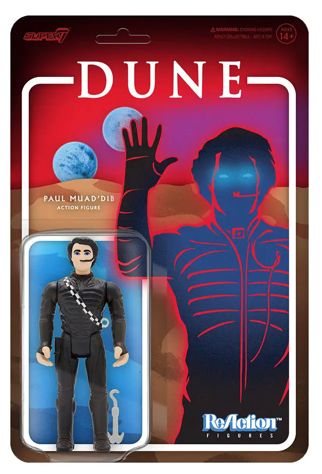 Paul Atreides Muad'Dib figure from Super7's 'Dune ReAction Figures' Wave 1.