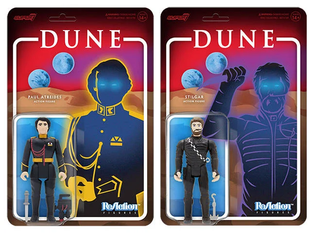 Paul Atreides and Stilgar 'Dune ReAction Figures', from Super7.
