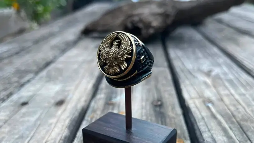 Duke Leto's signet ring used in 'Dune' movie, created by Heidi Nahser Fink.