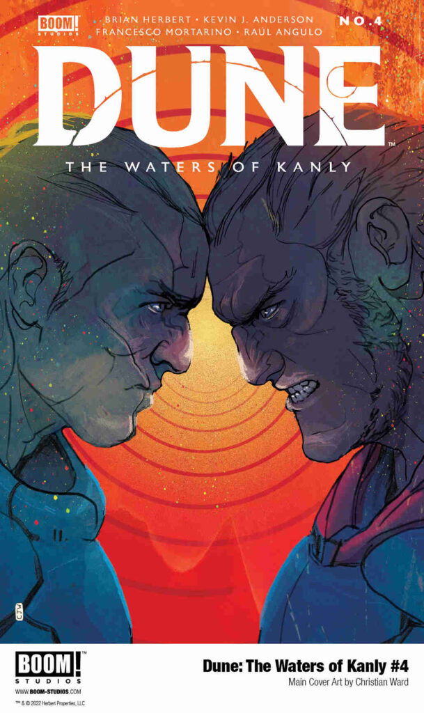 'Dune: The Waters of Kanly' #4 comic book: Main cover art by Christian Ward.