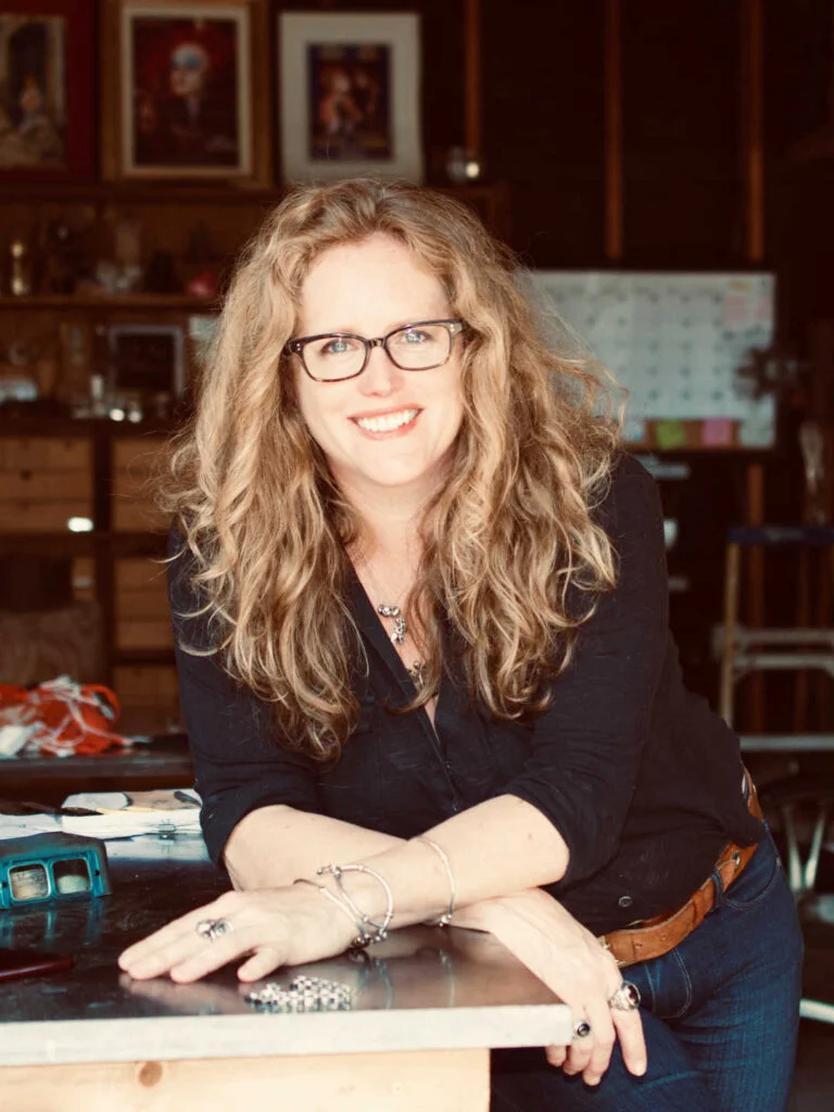 Photo of Heidi Nahser Fink. The experienced jeweler crafted the Atreides signet ring for 2021's 'Dune' movie.
