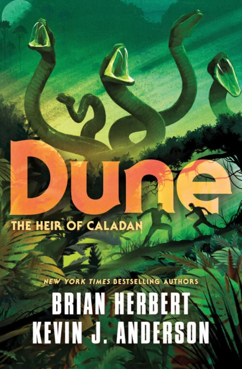 Book cover for 'Dune: The Heir of Caladan', illustrated by Matt Griffin.