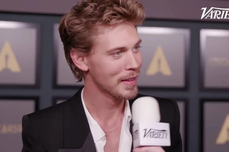 Actor Austin Butler, who plays Feyd in 'Dune: Part Two', speaks to Variety at the 2022 Academy’s Governors Awards.