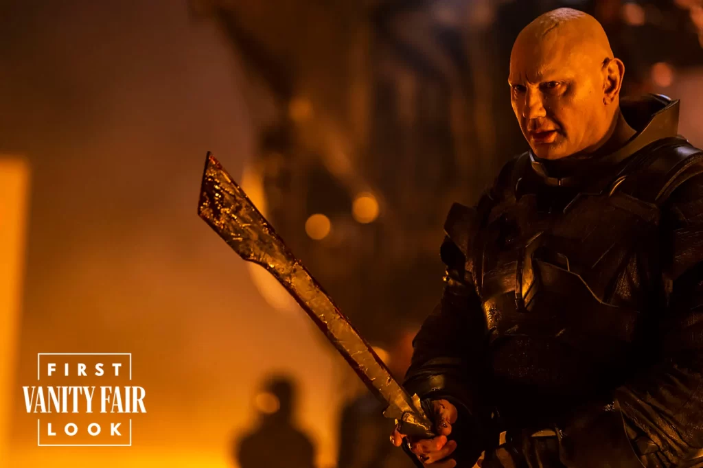 Dave Bautista as Rabban Harkonnen in the 'Dune: Part Two' movie.