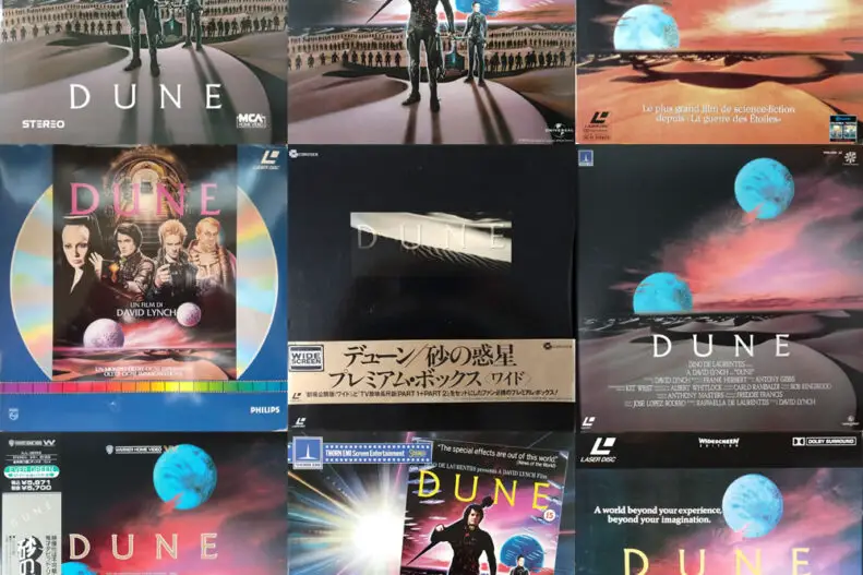 David Lynch's 'Dune' movie recieved 11 LaserDisc releases, from five different countries.