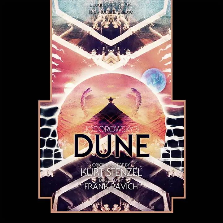 Album cover artwork for 'Jodorowsky's Dune - Original Score', with music by Kurt Stenzel.