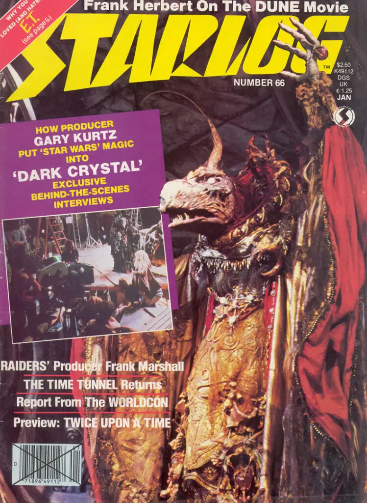 Cover of Starlog magazine #66, published in January 1983.