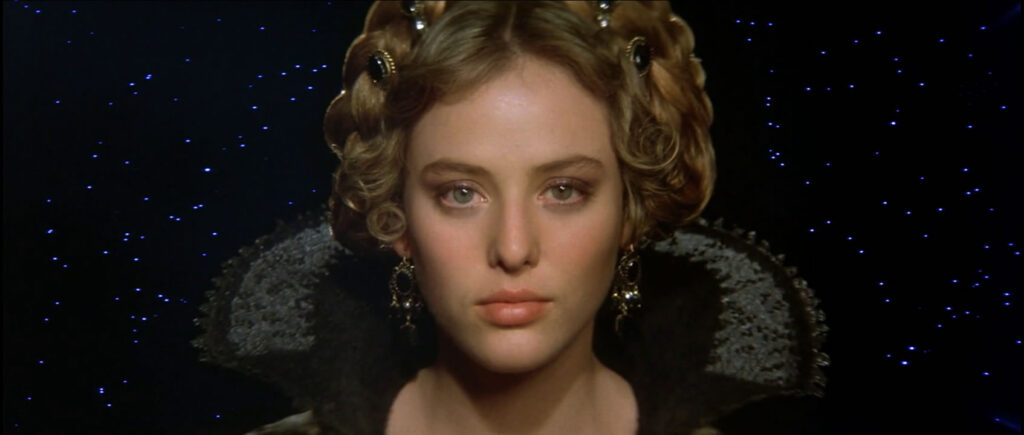 Virginia Madsen as Princess Irulan Corrino in David Lynch's 'Dune' movie.