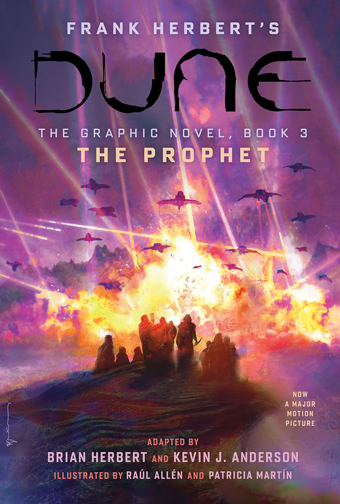 Dune: The Graphic Novel, Book 3: The Prophet. Cover art by Bill Sienkiewicz.