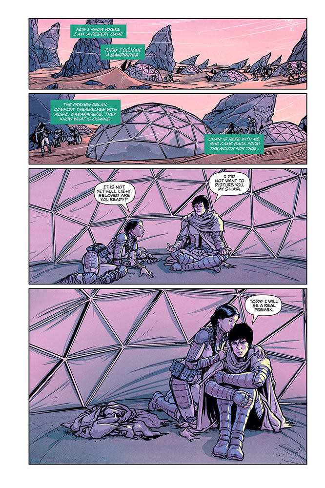 'Dune: The Graphic Novel, Book 3', page 2.
