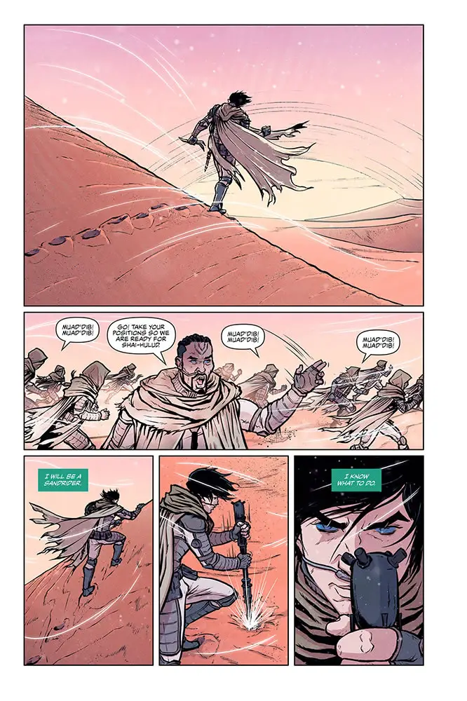 'Dune: The Graphic Novel, Book 3', page 5.