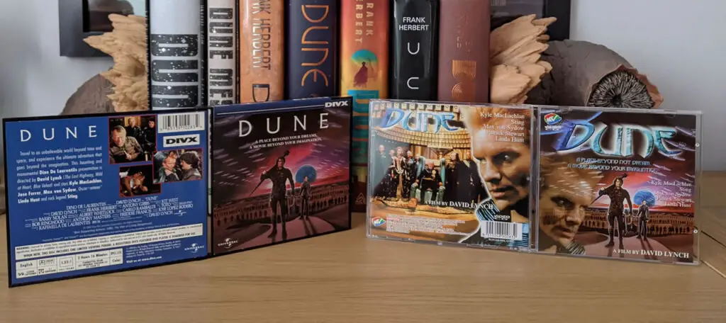 Multiple releases of David Lynch's Dune film on VCD.