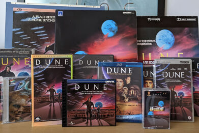 David Lynch's 'Dune' movie (1984), released in a wide range of home video formats.