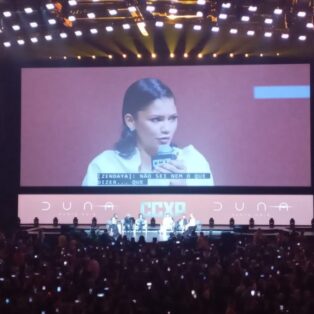 The first 10 minutes of 'Dune: Part Two' were screened at the movie's CCXP 2023 panel.