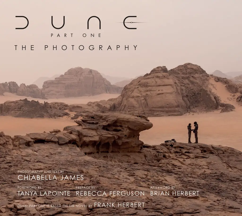 Cover of 'Dune Part One: The Photography' book, from Insight Editions.