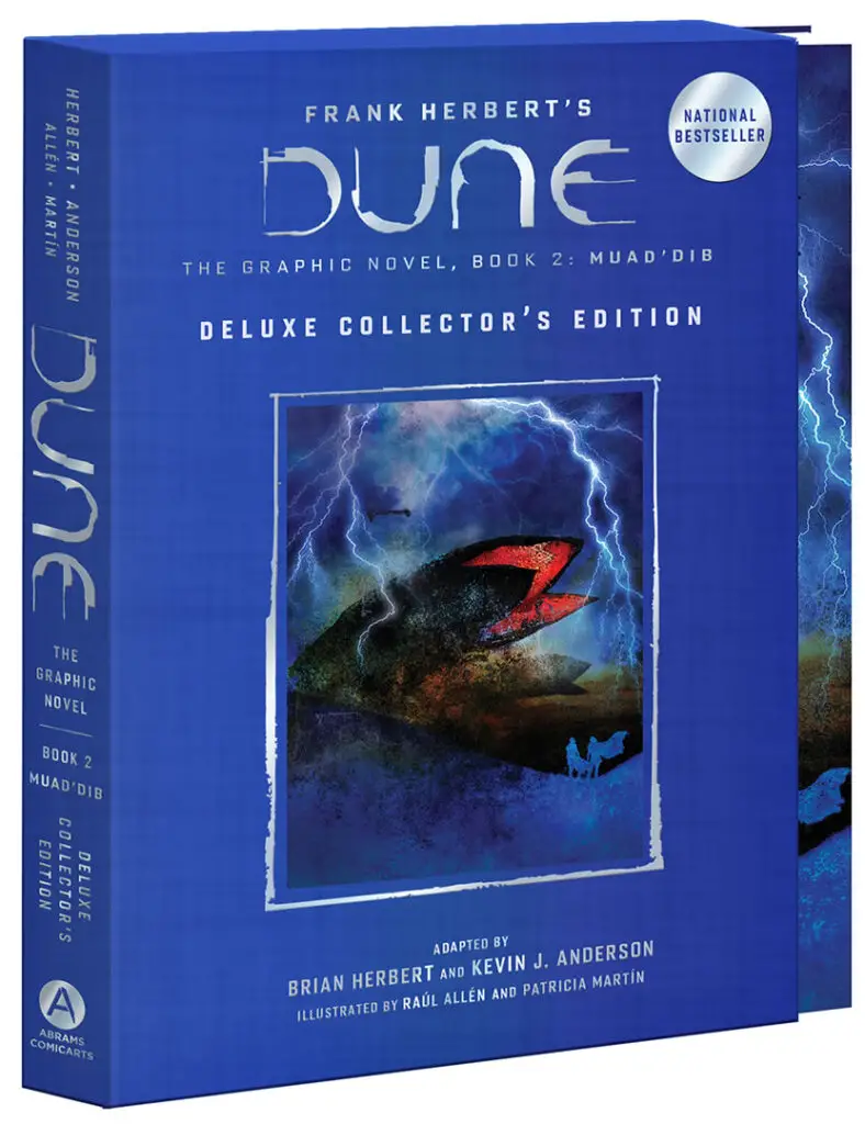 Deluxe edition of 'Dune: The Graphic Novel, Book 2: Muad'dib', from Abrams ComicArts.