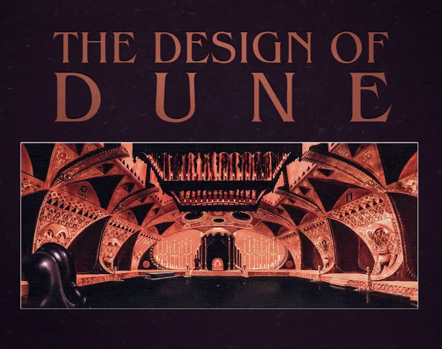 Cover of the 'Design of Dune' from Arrow's limited edition Blu-ray release of David Lynch's 'Dune'.