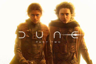 The official 'Dune: Part Two' movie poster has been revealed, featuring Paul and Chani.