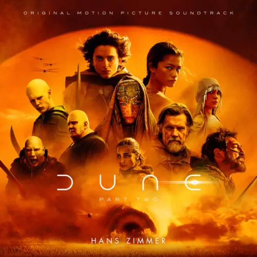 Album cover for 'Dune: Part Two Original Motion Picture Soundtrack', composed by Hans Zimmer.