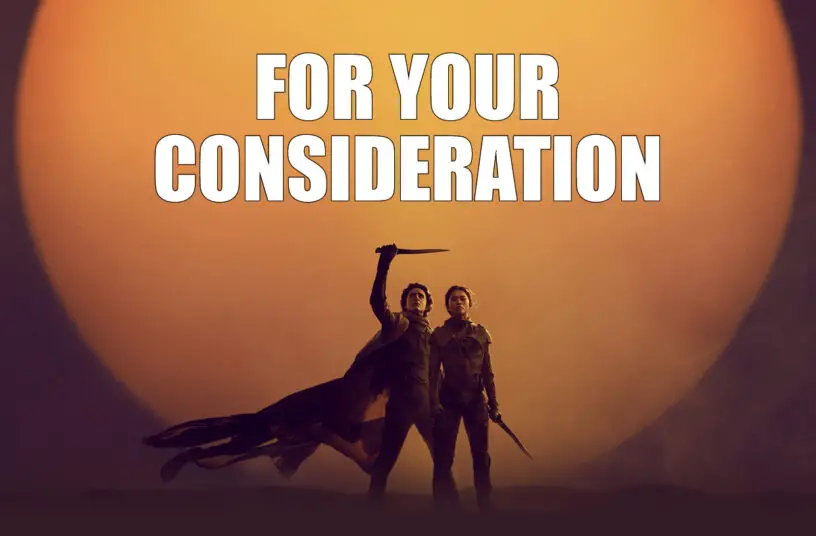 'Dune: Part Two' movie runs For Your Consideration campaigns in 15 categories.