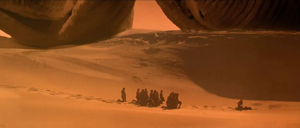 Screenshots of the Water of Life scene in David Lynch's 'Dune' (1984) movie.